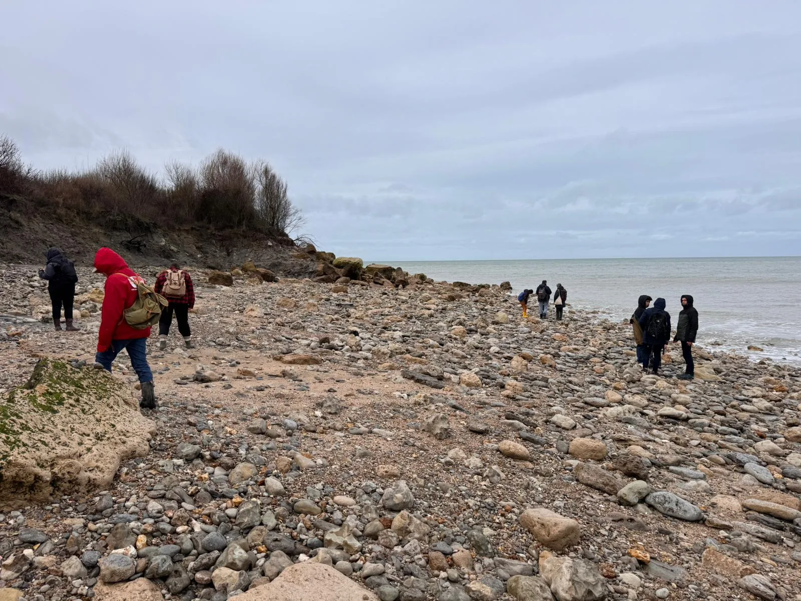 Dimanche 1er mars 2026, sortie aux falaises des Vaches Noires à Villers